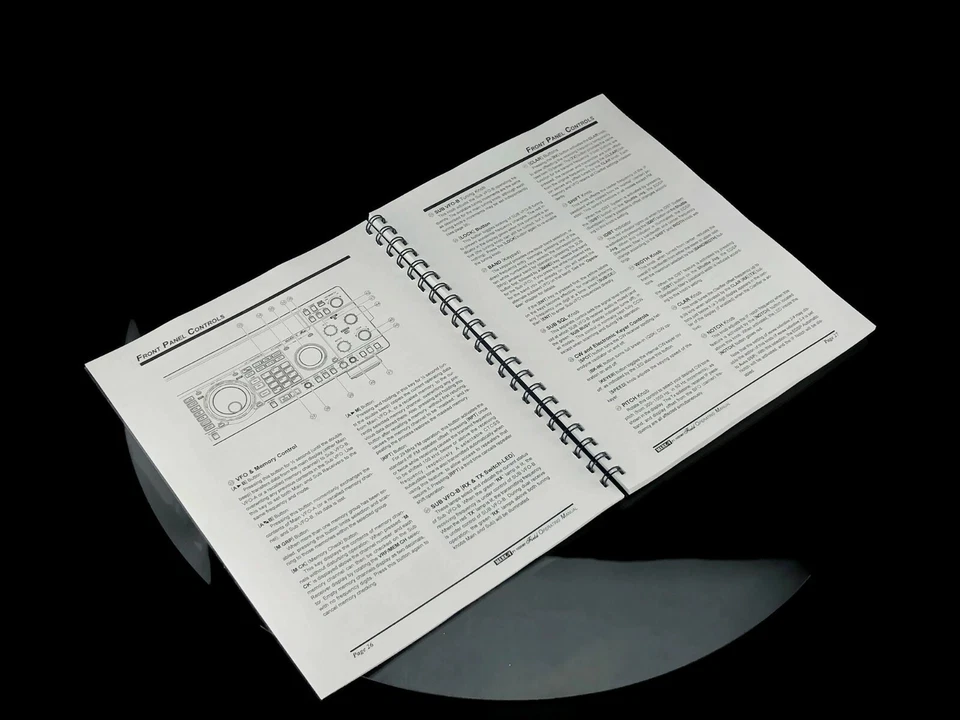 Yaesu FT-1000MP Mark V Field Instruction Manual Operator Guide Coil Bound - Image 3 of 4