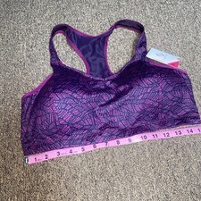 Womens Moving Comfort Vixen T Back Sports Bra With Molded Cups XL 38CD - 40C 