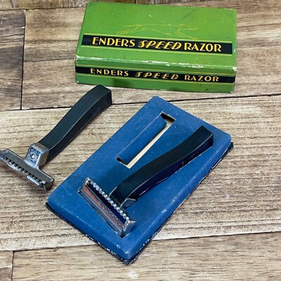 VINTAGE ENDERS SPECIAL SPEED RAZOR IN ORIGINAL BOX + EXTRA RAZOR