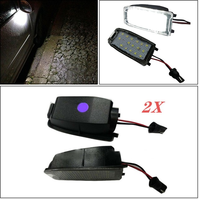 2x LED Side Mirror Puddle Courtesy Lights Fit For Land Rover Range