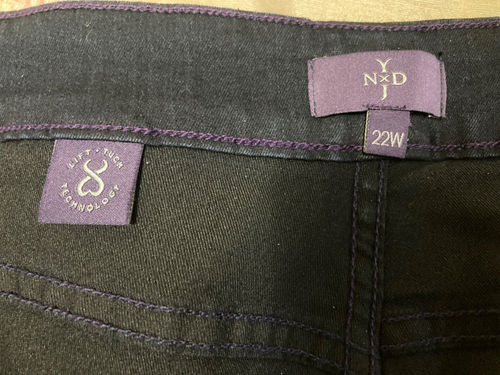 NYDJ Not Your Daughters Jeans Leggings Women 22 Dark Navy Stretch NWT - Picture 6 of 12