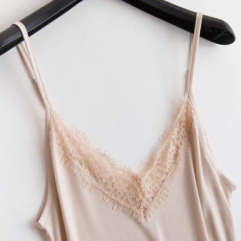 Camisola de seda para mujer 100 camisetas sin mangas de seda pura morera & top cami para dama Foto 3 de 4