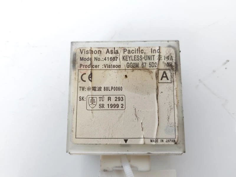 GG2M675D2 CENTRALINA CHIUSURA PORTE MAZDA MX-5 II (NB) 1.6 B 16V MAN 5M 110CV 20 - Immagine 3 di 3