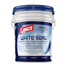 White-Seal 5 Gal. Acrylic Elastomeric White Reflective Roof Sealer