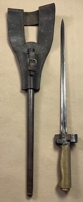 French M1886 Lebel Bayonet W/ Scabbard & Frog 