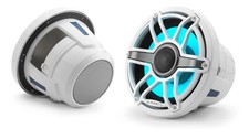 JL Audio JL Audio M6 8.8in Coaxial Speakers White Sport Grille with RGB LED