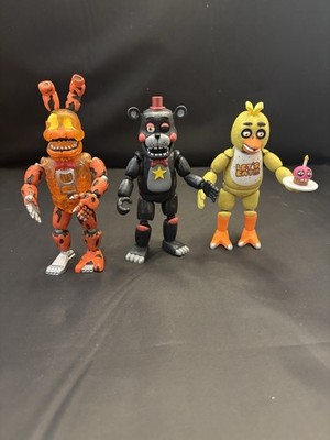 Funko Five Nights at Freddys 5  Articulated Figures Jack O Bonnie, Lefty , Chica