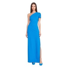 Staud - NWT Adalynn Director Blue One-Shoulder Maxi Dress Sz XS