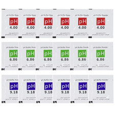 18 Pack Ph Calibration Solution Powder 6.86/4.00/9.18, Ph Buffer Calibration Sol