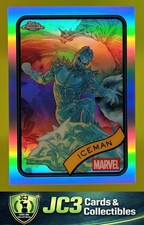 2025 Topps Chrome Marvel Refractor Iceman #179