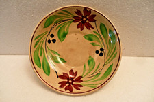 Antique Societe Ceramique Maestricht Bol 5 " Plaque Dutch Populaire Art Holland
