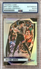 2024 Panini Prizm WNBA Silver Prizm Brittney Griner #113 PSA/DNA Autograph Slab