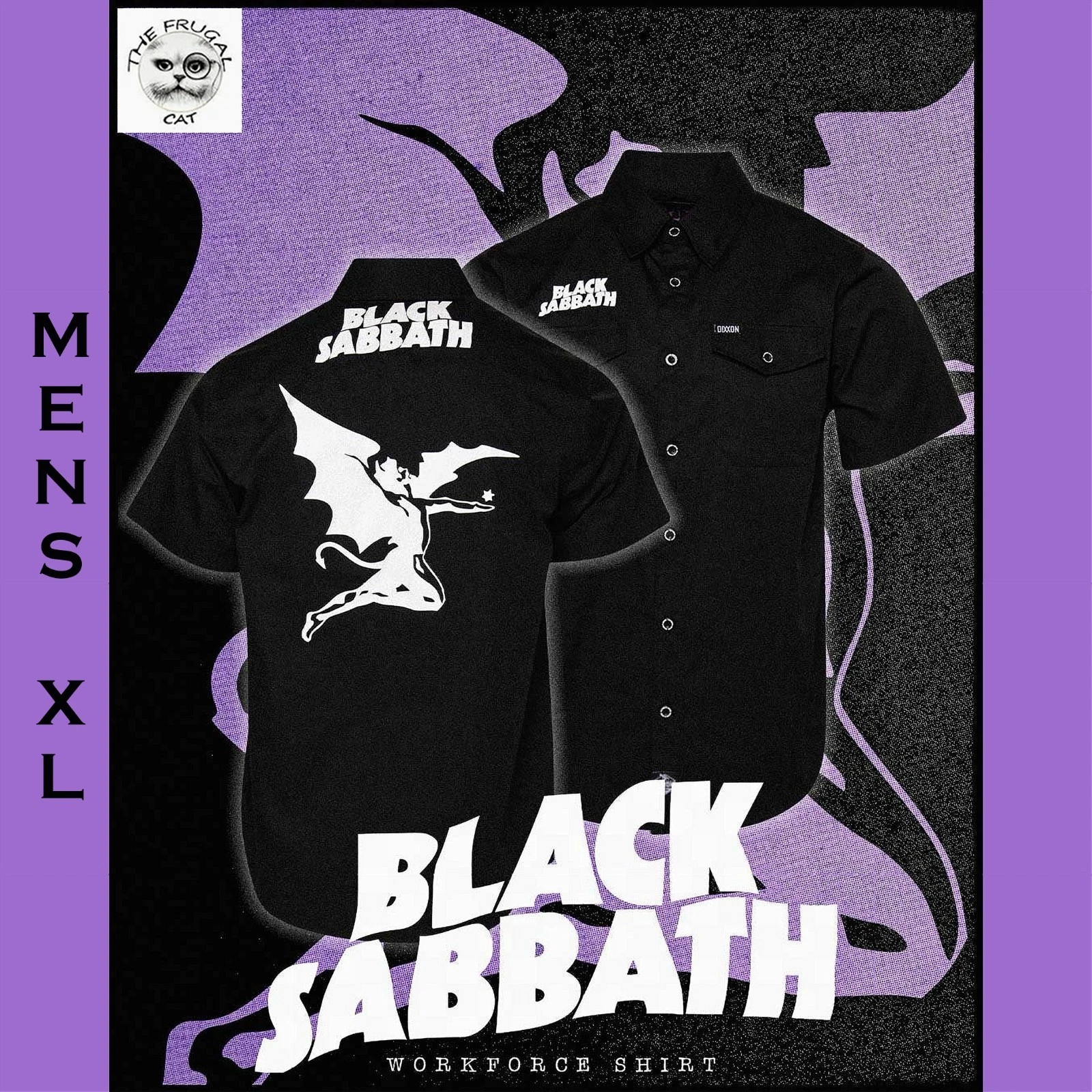 DIXXON FLANNEL x BLACK SABBATH - Workforce SS Shirt - Men's XL
Opens in a new window or tab