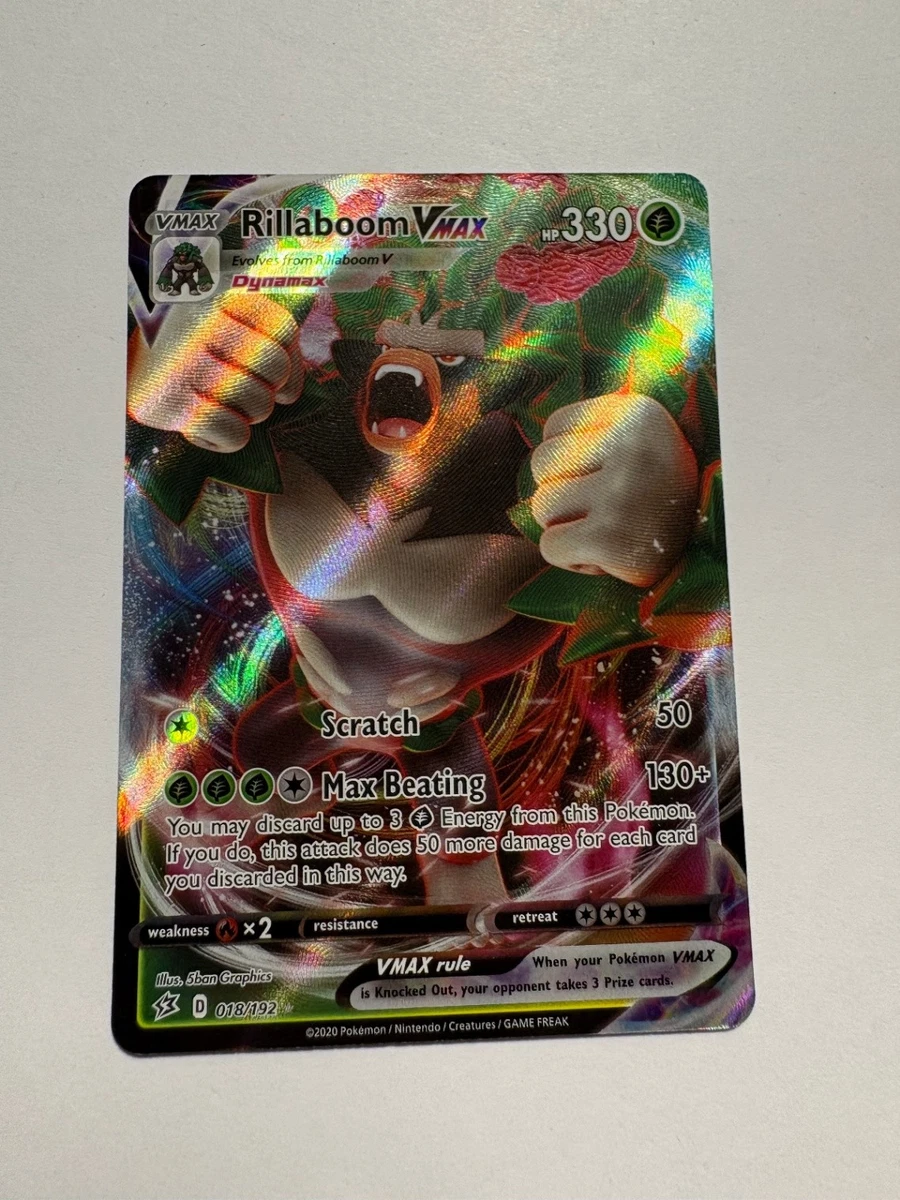 Rillaboom VMAX Pokémon TCG Cards for sale