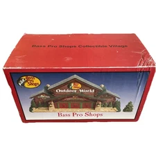 Bass Pro Shops Outdoor World Replica Light Up Christmas Village With Light Cord
