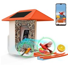 2.5K Smart Bird Feeder with Camera with AI Identify 10000 Birds Species, 2.4Ghz