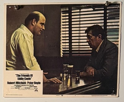THE FRIENDS OF EDDIE COYLE Lobby Card Robert Mitchum Peter Boyle Crime Thriller