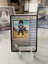 Vegeta the ready 121 Lv 1 DBZ CCG Dragon Ball Z Score TCG