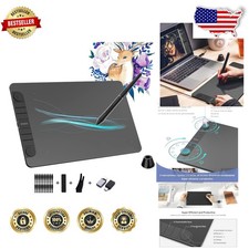 VK1060PRO Graphics Tablet 10 16384 Levels Til...