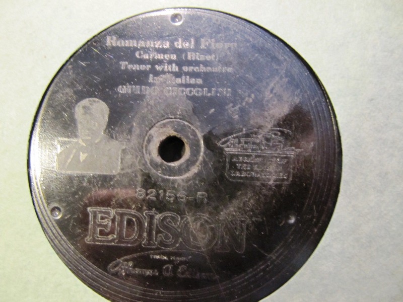 1918 MARIO LAURENTI Rigoletto CORTIGIANI Guido Ciccolini Carmen EDISON DD 82156.