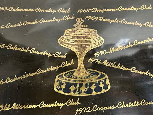 Vtg Eames Era Couroc By Delmas Golf Country Club Tournament Trophy Tray (A10) - Picture 2 of 10