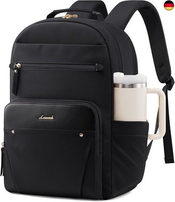 LOVEVOOK Laptop Rucksack Damen, Wasserdicht 15,6 Zoll Arbeitsrucksack