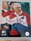 MARV LEVY  BUFFALO BILLS  HOF 01  ACTION SIGNED 8x10 Beckett Auth. BR29106