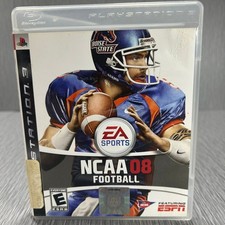 NCAA Football 08 Sony PlayStation 3 PS3 Complete w/ Manual Tested ESPN College
