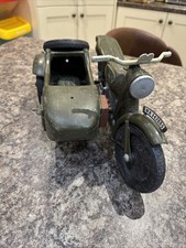 VINTAGE ACTION MAN MOTORCYCLE & SIDECAR.