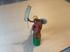 @@ Indianer DDR "Sitting Bull Nr.72" mit Pferd Nr.309Bb braun R rar @@