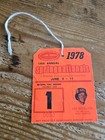 VINTAGE NHRA TICKET STUB DON NICHOLSON 1978 NATIONAL TRAIL RACEWAY