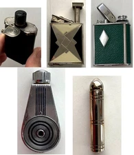 5 Vintage Multi Color Art Deco Vintage Ronson Franck Bakelite Perfume Atomizers