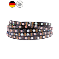 WS2812B LED Streifen 5M 300 Leds RGB IC Programmierbar Schwarz Nicht