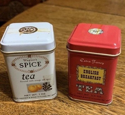 John Wagner & Sons Vintage Tea Tins