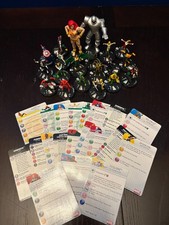 HeroClix Characters Lot Of 20 With Cards Marvel and DC 