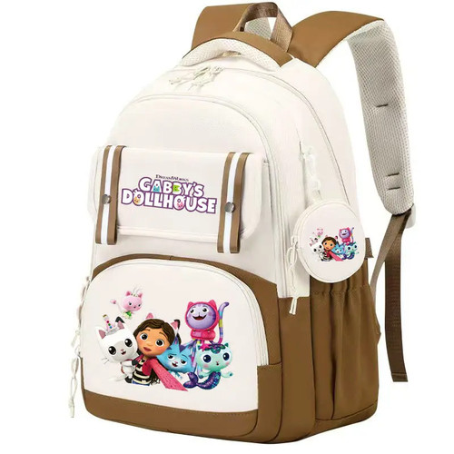 Kawaii Canvas Backpack – Inspired Aesthetic School Bag for Teens & Students - Bild 4 von 13
