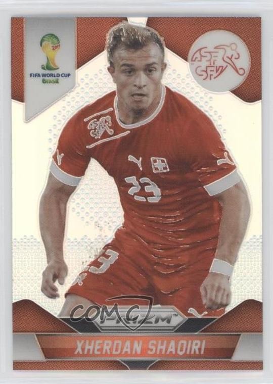2014 Panini Prizm World Cup Silver Prizm Xherdan Shaqiri #186 00e8