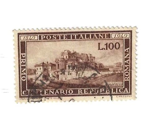 Italy 100L 100th Anniversary of Roman Republic Used Stamp. Low Start Price CS