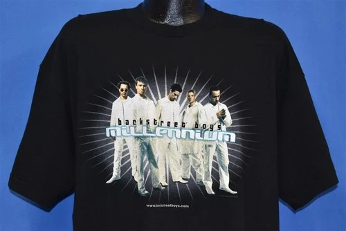 90s BACKSTREET BOYS MILLENIUM ALBUM COVER BOY B 1990s vintage concert t-shirt, vintage, size XL, single stitch, B+ condition