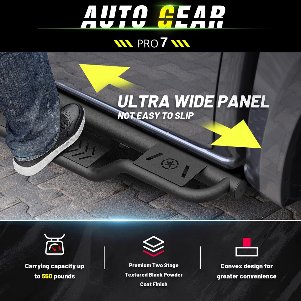 Side Step Running Boards For 1999-2016 Ford F250 F350 F450 F550 Regular Cab - Image 3 of 4