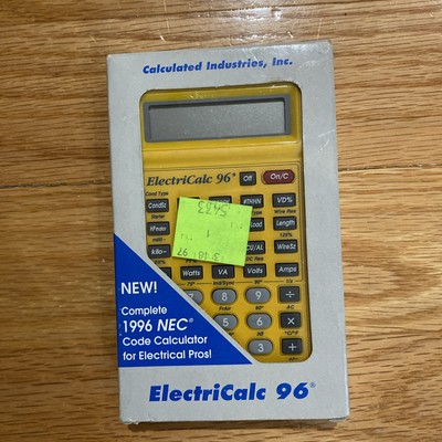 Calculated Industries ElectriCalc 96 #5035 NIB