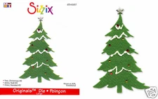 Sizzix Originals CHRISTMAS TREE #2 654987 NEW RELEASE!
