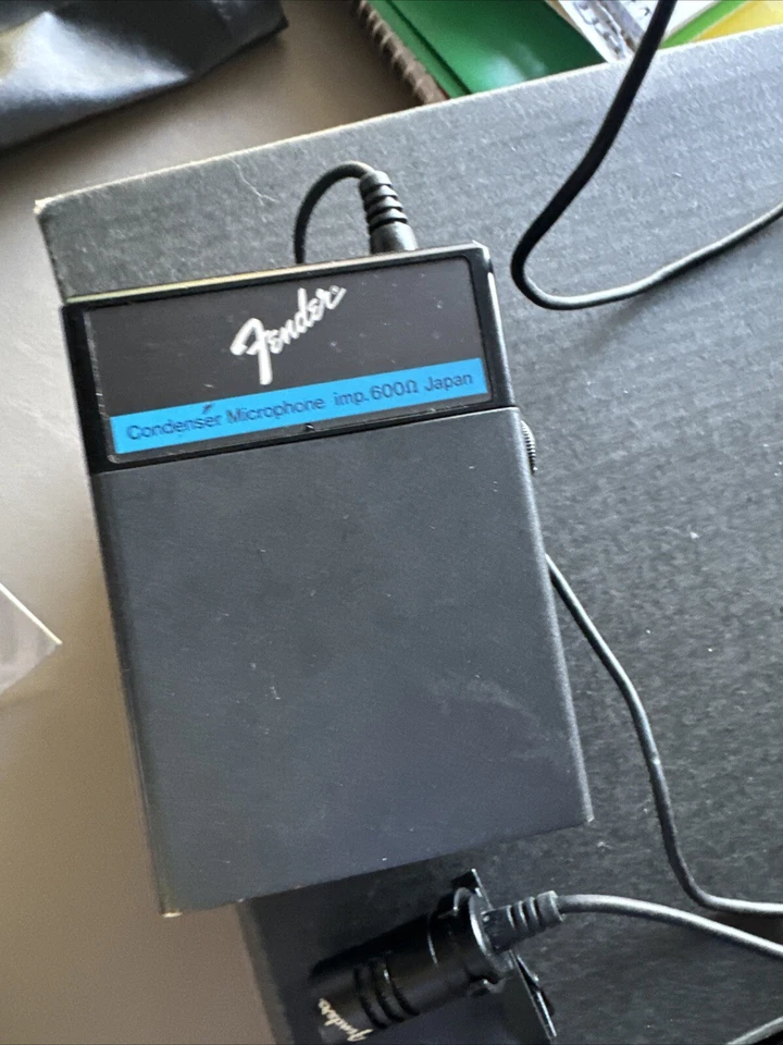 Micrófono condensador cardioide Fender M2 vintage - raro - años 80 hecho en Japón Foto 3 de 4