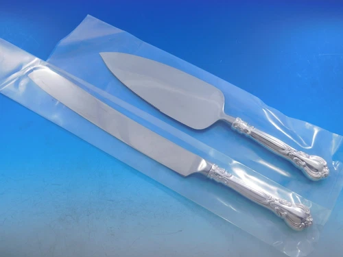 Chantilly by Gorham Sterling Silver Wedding Cake Set Server Custom Made HHWS