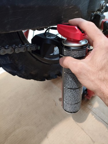 LUBRIFICATORE / OLIATORE / PULIZIA CATENA MOTO 3D SCLUB  MOTUL BARDHAL MOTOREX - Imagen 4 de 5