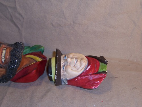 2 Vintage Bossons Chalkware Heads, Made in England, Imagical Models - Picture 3 of 8