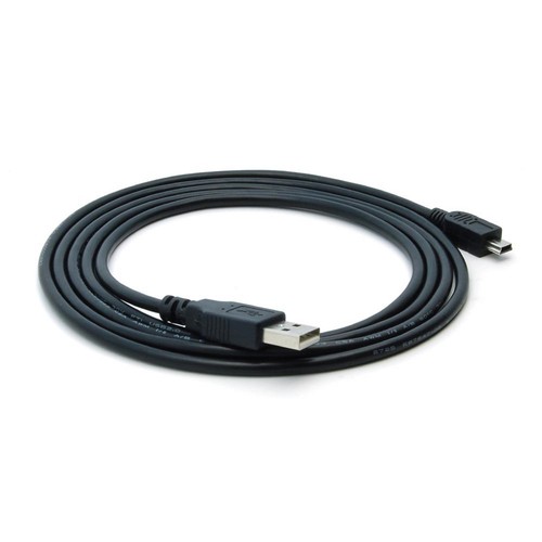 5 Pin 15-Feet USB Type A Male/Mini-B Male Cable, Black  - Picture 1 of 2