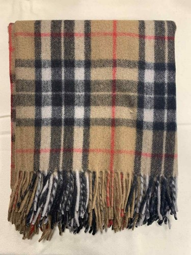 100% Recycled Wool Blanket | The House Of Balmoral Scotland | Camel Thomson - Picture 5 of 6