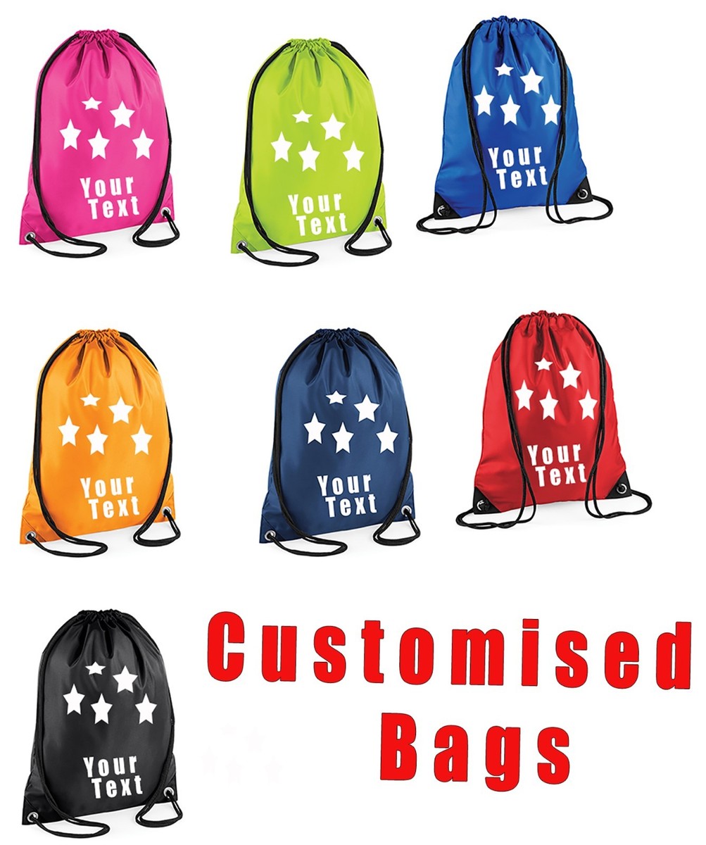 Personalizado Cordón Bolsa - Saco - Escuela - Mochila Pe Natación Estampado