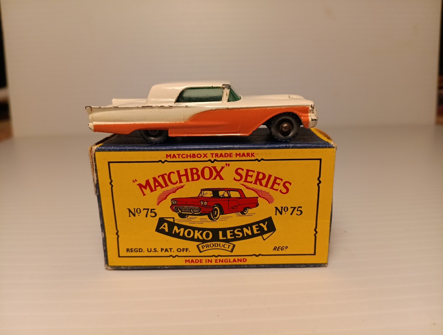 Matchbox Lesney #57 Thunderbird In Original B4 Box.